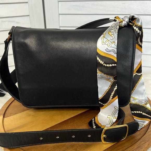 VINTAGE COACH l Bistro Flap Crossbody Bag Leather Style 4125 Retro Authentic - Picture 1 of 16